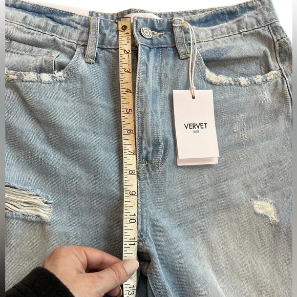 Vervet Jeans 90s Vintage flare distressed - Picture 6 of 11